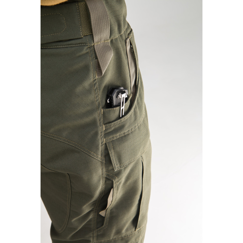 Tactical Pants WROOM COMBATOR PolyCotton Ripstop. Color Ranger Green