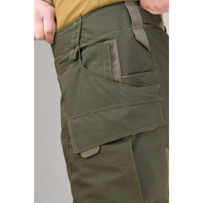 Tactical Pants WROOM COMBATOR PolyCotton Ripstop. Color Ranger Green