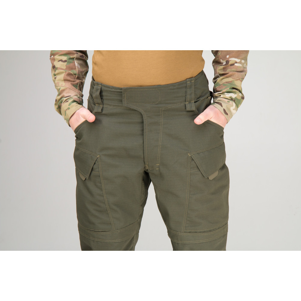 Tactical Pants WROOM COMBATOR PolyCotton Ripstop. Color Ranger Green