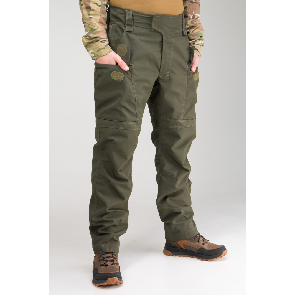 Tactical Pants WROOM COMBATOR PolyCotton Ripstop. Color Ranger Green