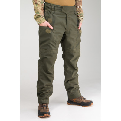 Tactical Pants WROOM COMBATOR PolyCotton Ripstop. Color Ranger Green
