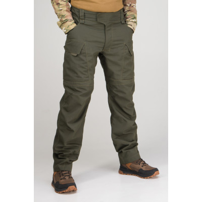 Tactical Pants WROOM COMBATOR PolyCotton Ripstop. Color Ranger Green