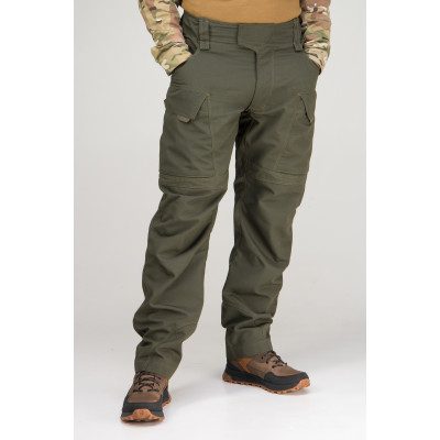 Tactical Pants WROOM COMBATOR PolyCotton Ripstop. Color Ranger Green