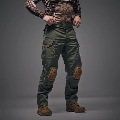 Бойові штани WroomхCombator GEN III під тактичні наколіники. Колір Olive Drab