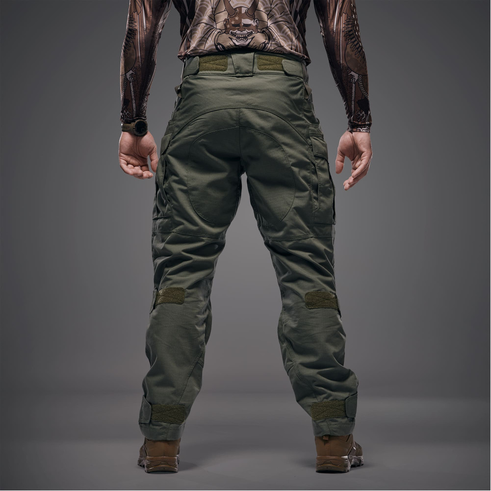 Бойові штани WroomхCombator GEN III під тактичні наколіники. Колір Olive Drab