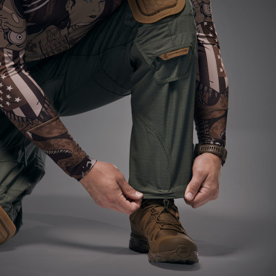 Бойові штани WroomхCombator GEN III під тактичні наколіники. Колір Olive Drab