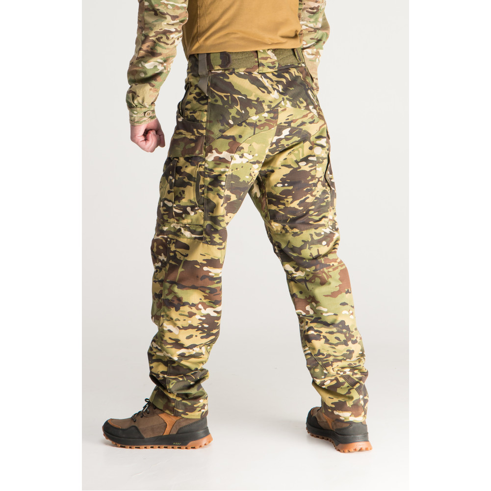 Тактичні штани WROOM COMBATOR PolyCotton Nyco Ripstop. Колір Multicam Wooded