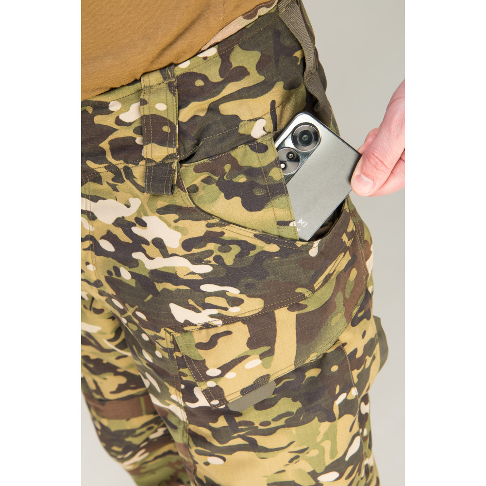 Тактичні штани WROOM COMBATOR PolyCotton Nyco Ripstop. Колір Multicam Wooded