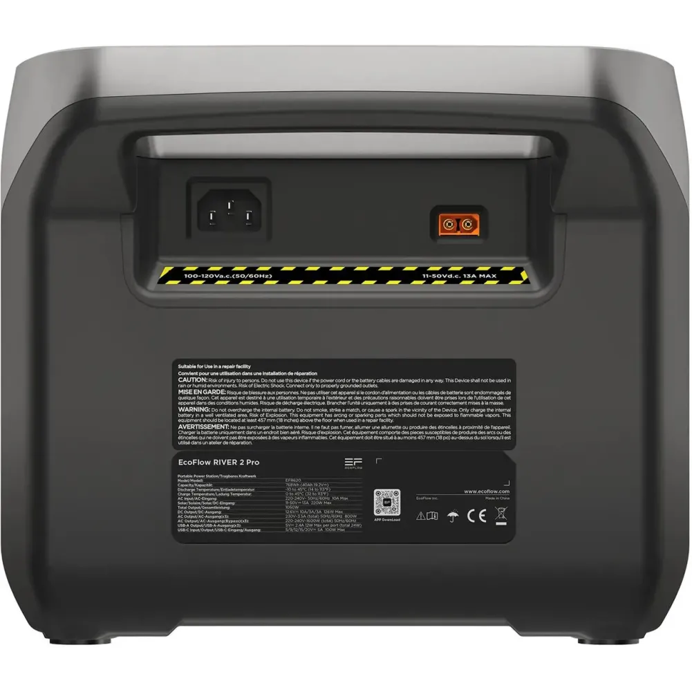 Зарядна портативна електростанція EcoFlow RIVER 2 PRO 768Вт-г (EcoFlow) EU\USA