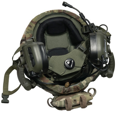 Баллистический Шлем FAST MID CUT с Кавером Multicam. Цвет Оливковый