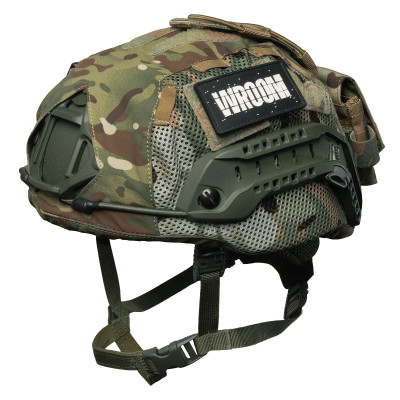 Баллистический Шлем FAST MID CUT с Кавером Multicam. Цвет Оливковый