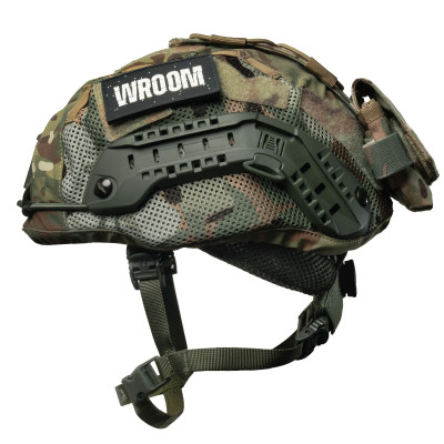 Баллистический Шлем FAST MID CUT с Кавером Multicam. Цвет Оливковый