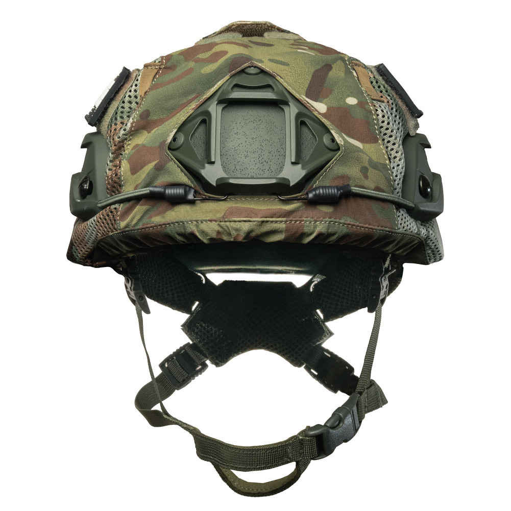 Баллистический Шлем FAST MID CUT с Кавером Multicam. Цвет Оливковый