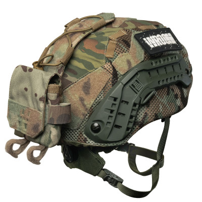 Баллистический Шлем FAST MID CUT с Кавером Multicam. Цвет Оливковый