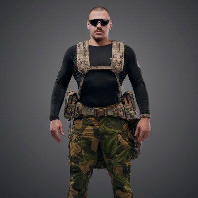 Ремінно-плечова система Ghost Gen5 V3 з SQUADRON Original USA. Колір Мультикам USA