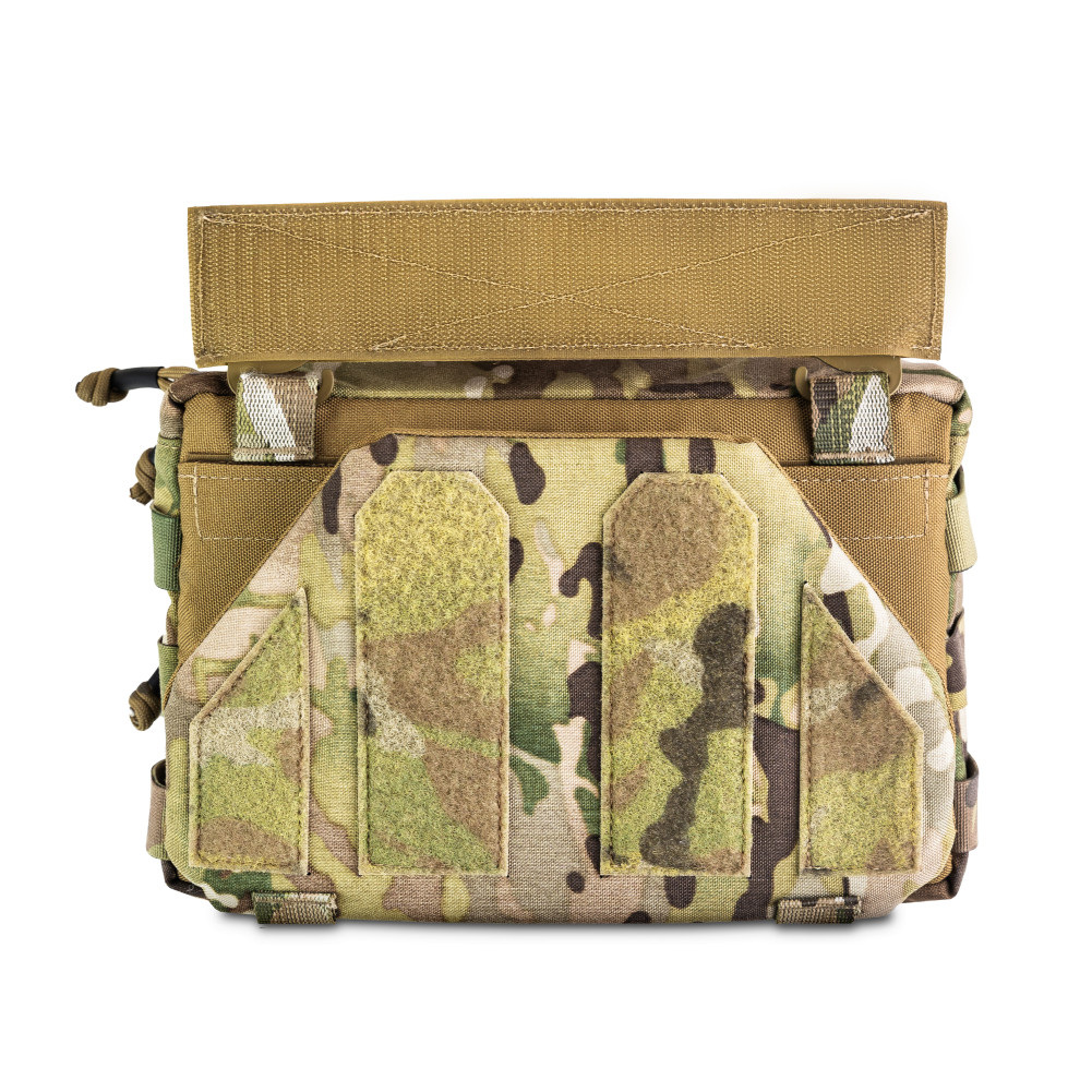 Modular Two-Section Ghost Gen5 Groin Protector, Ballistic Protection Class 2. Color Multicam
