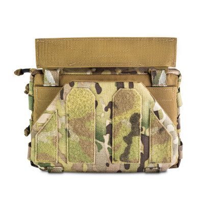 Modular Two-Section Ghost Gen5 Groin Protector, Ballistic Protection Class 2. Color Multicam