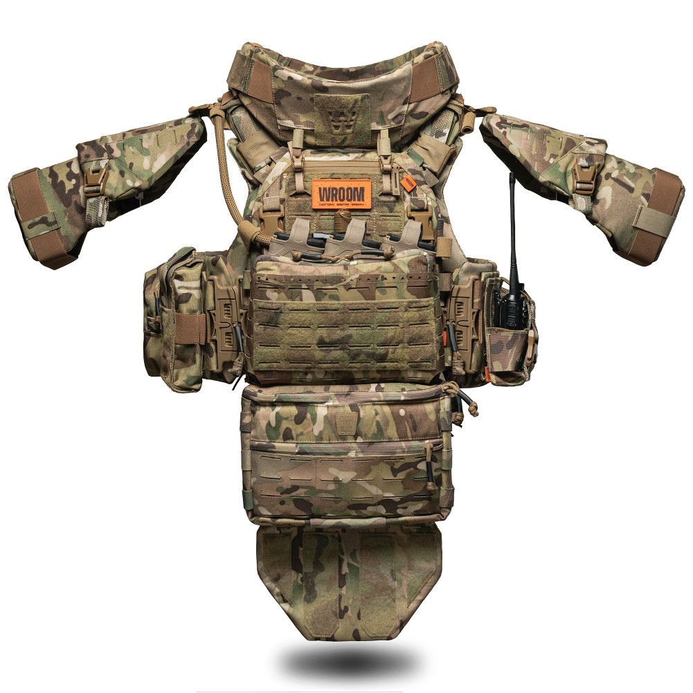 Body Armor Level 6 GHOST GEN5 PRO V5 with Level 1 Ballistic Protection. Color Multicam