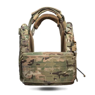 Плитоноска покращенна GHOST GEN5 V1+ з балістичний захист 2-го класу. Колір Мультикам/MultiCam