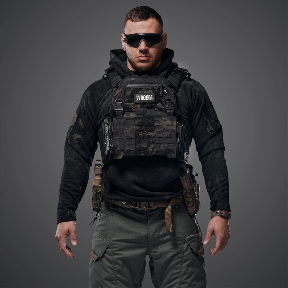 Усовершенствованная плитоноска GHOST GEN5. Цвет Multicam Black USA