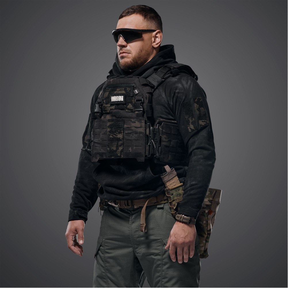 Усовершенствованная плитоноска GHOST GEN5. Цвет Multicam Black USA