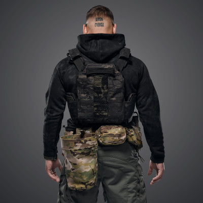 Усовершенствованная плитоноска GHOST GEN5. Цвет Multicam Black USA
