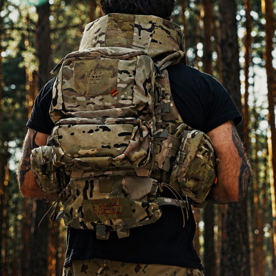 GHOST GEN5 WROOM Universal Ballistic Neck Protection with Class 2 Ballistic Protection According to DSTU. Color Multicam USA