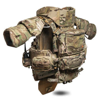Бронежилет 6-го класса GHOST GEN5 V5 с баллистической защитой 1-го класса. Цвет Мультикам