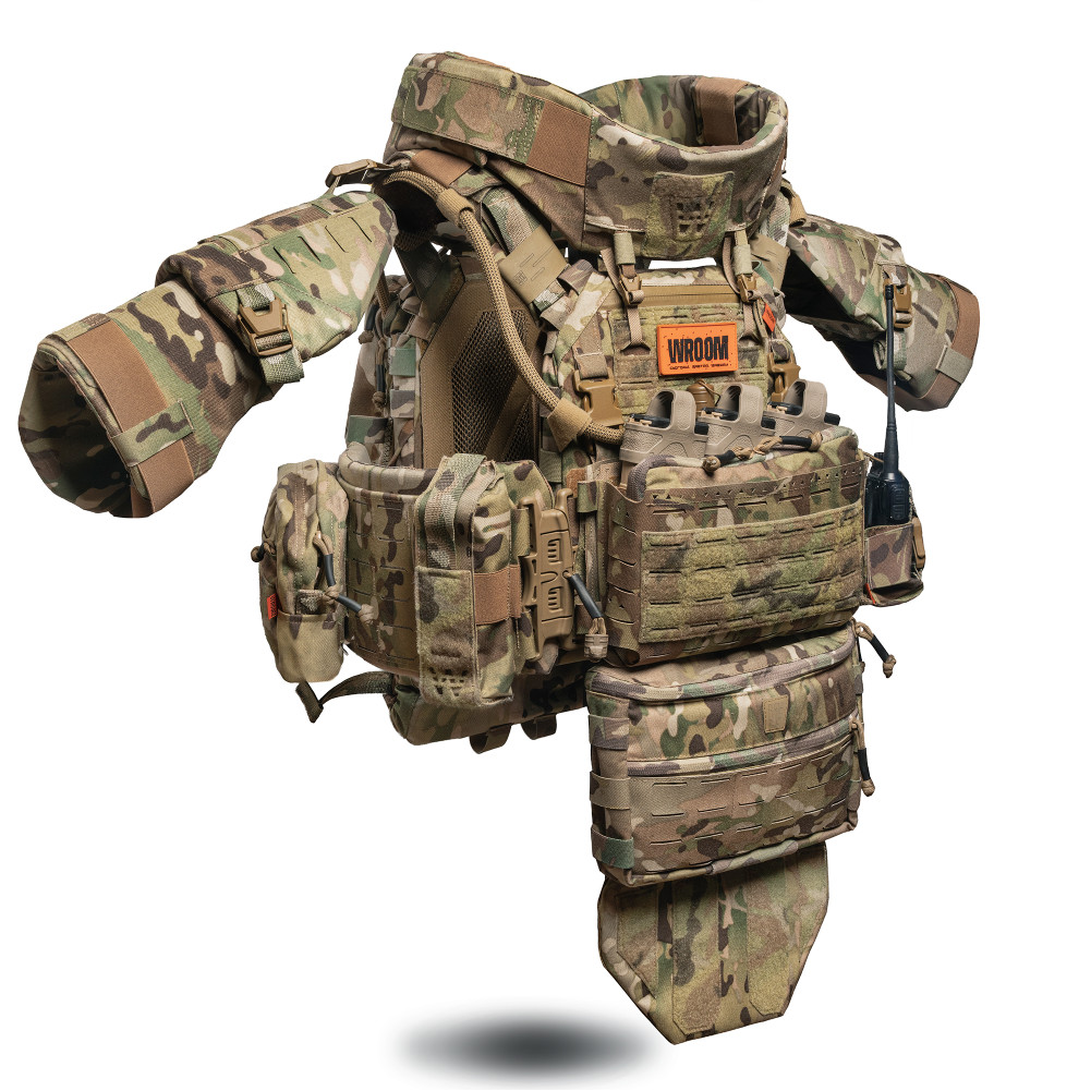 Бронежилет 6-го класса GHOST GEN5 V5 с баллистической защитой 1-го класса. Цвет Мультикам