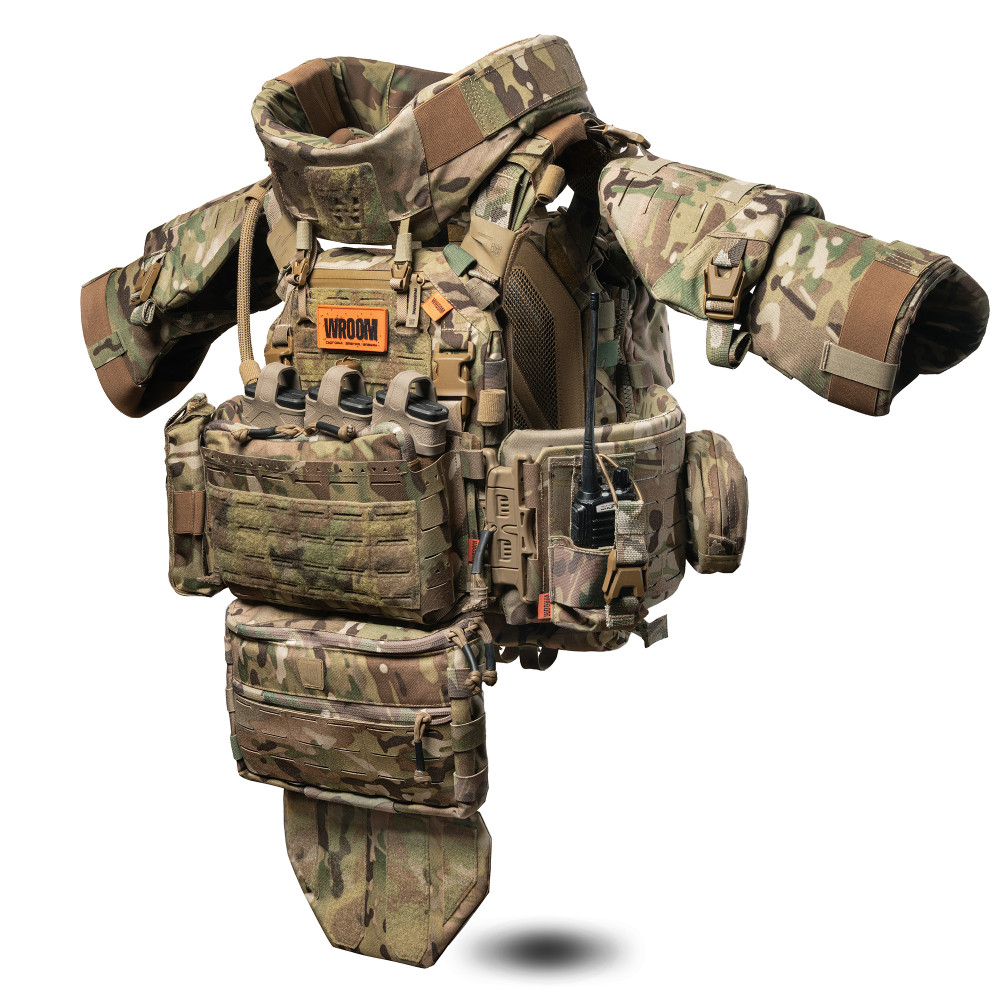 Бронежилет 6-го класса GHOST GEN5 V5 с баллистической защитой 1-го класса. Цвет Мультикам