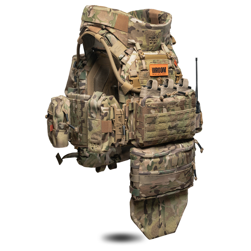 Бронежилет 6-го класса GHOST GEN5 V4+ с баллистической защитой 2-го класса. Цвет Мультикам
