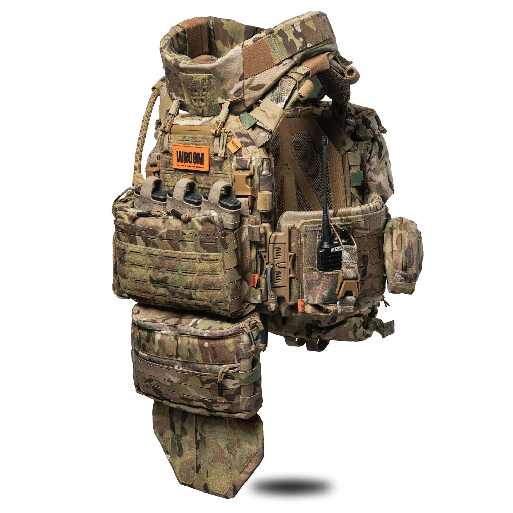 Бронежилет 6-го класса GHOST GEN5 V4+ с баллистической защитой 2-го класса. Цвет Мультикам