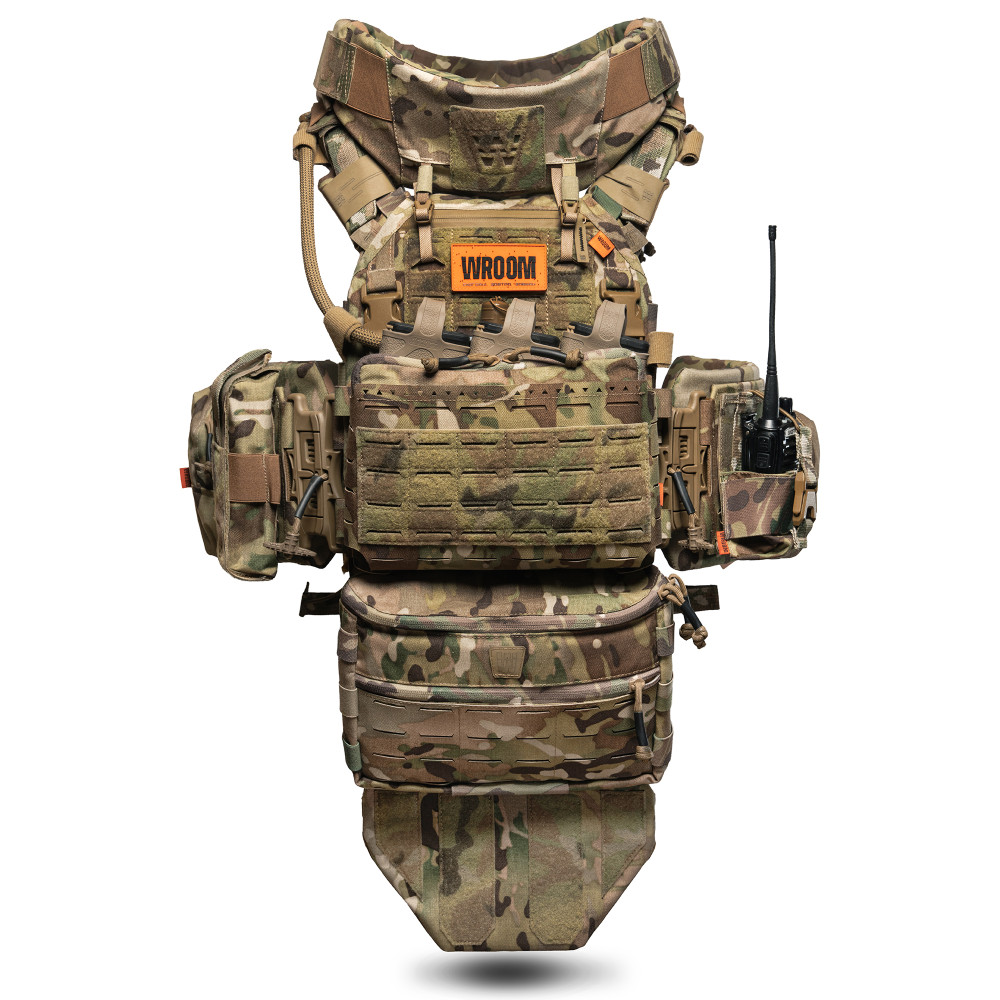 Бронежилет 6-го класса GHOST GEN5 V4+ с баллистической защитой 2-го класса. Цвет Мультикам