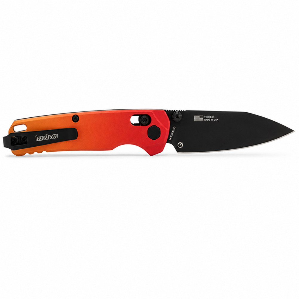 Kershaw × Gatorz Delta Protective Glasses — ANSI Z87+, Limited Edition, Black, Rose Sunburst Mirror