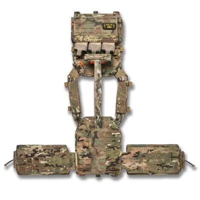 Комплект плитоноска GHOST GEN5 V2+ з РПС з балістичним захистом 2 класу, Колір Мультикам 