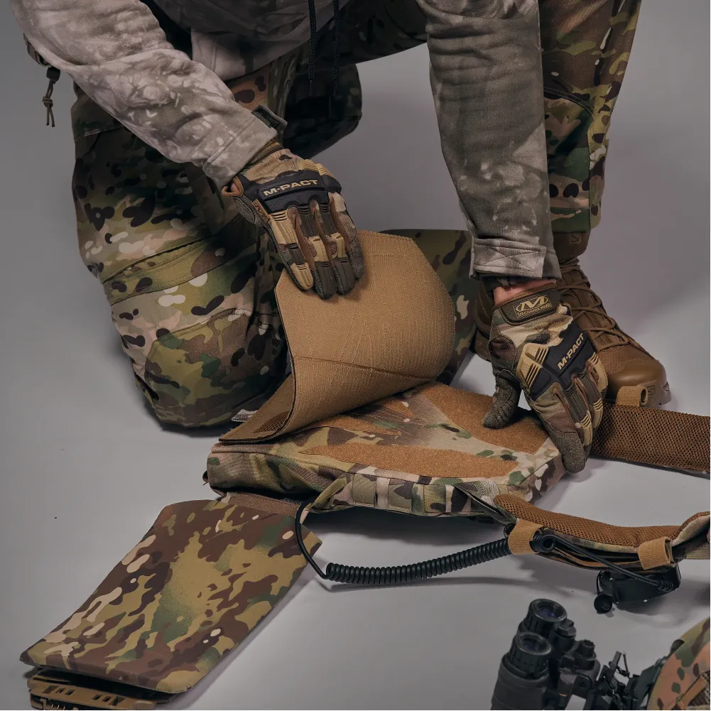 Комплект плитоноска GHOST GEN5 V2+ з РПС з балістичним захистом 2 класу, Колір Мультикам 