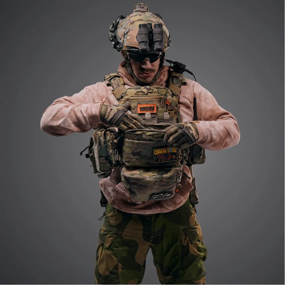 Комплект плитоноска GHOST GEN5 V2+ з РПС з балістичним захистом 2 класу, Колір Мультикам 