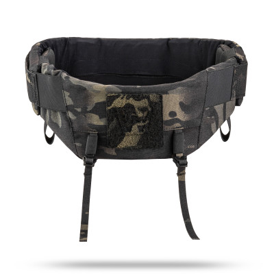 Balistyczna osłona szyi GHOST GEN5 WROOM Universal z ochroną balistyczną 1. klasy zgodnie z normą DSTU. Kolor Multicam Black USA