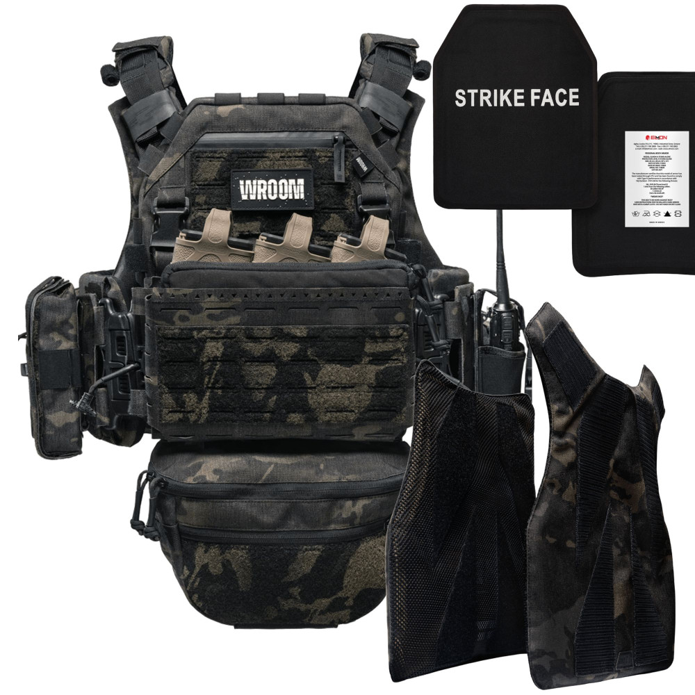 Бронежилет 6 класу GHOST GEN5 PRO V2+ з балістичний захист 2-го класу. Колір Multicam Black USA