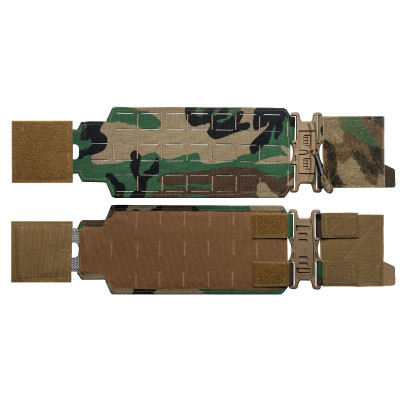 Set: GHOST GEN5 cummerbunds with 2M SPIDER/80 quick-release, 150×210 mm. Color Multicam Woodland