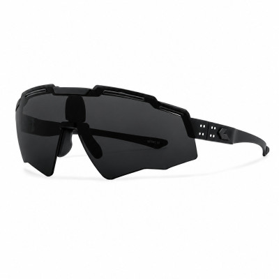 Protective Glasses Gatorz Blastshield B2 — ANSI Z87+, MILSPEC Ballistic, Black, Smoke Anti-Fog