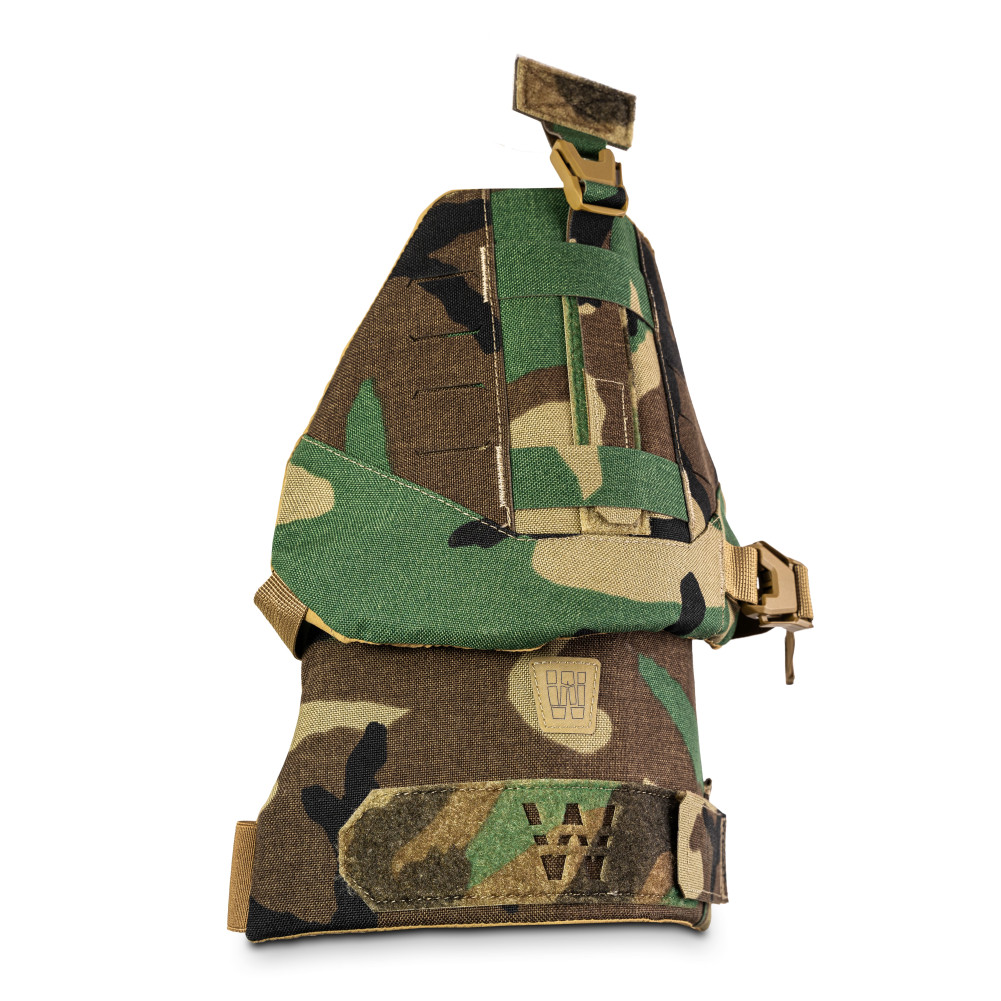 GHOST GEN5 WROOM Ballistic Shoulder Protection with Class 1 Ballistic Protection According to DSTU. Color Multicam Woodland