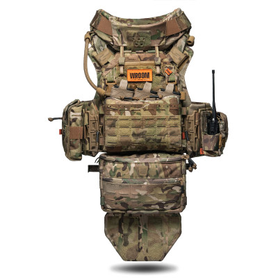 Бронежилет 6-го класса GHOST GEN5 PRO V4 с баллистической защитой 1-го класса. Цвет Мультикам