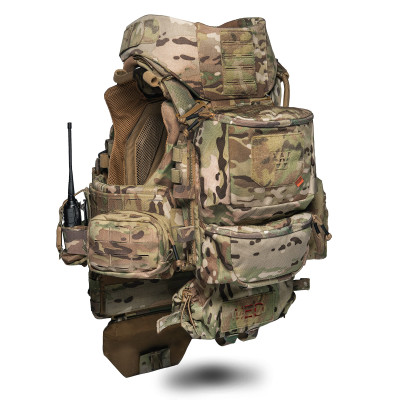 Бронежилет 6-го класса GHOST GEN5 PRO V4 с баллистической защитой 1-го класса. Цвет Мультикам
