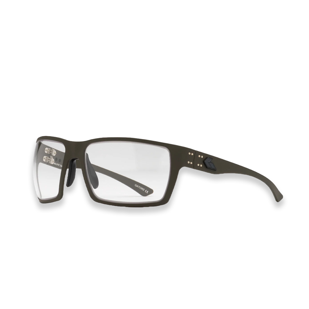 Protective Glasses Gatorz Marauder Photochromic ANSI Z87.1 Mil-Spec Ballistic, OD Green Cerakote