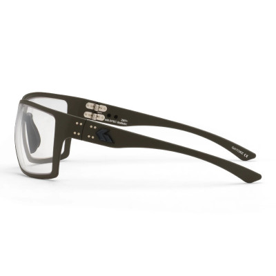 Okulary Ochronne Gatorz Marauder Photochromic ANSI Z87.1 Mil-Spec Ballistic, OD Green Cerakote