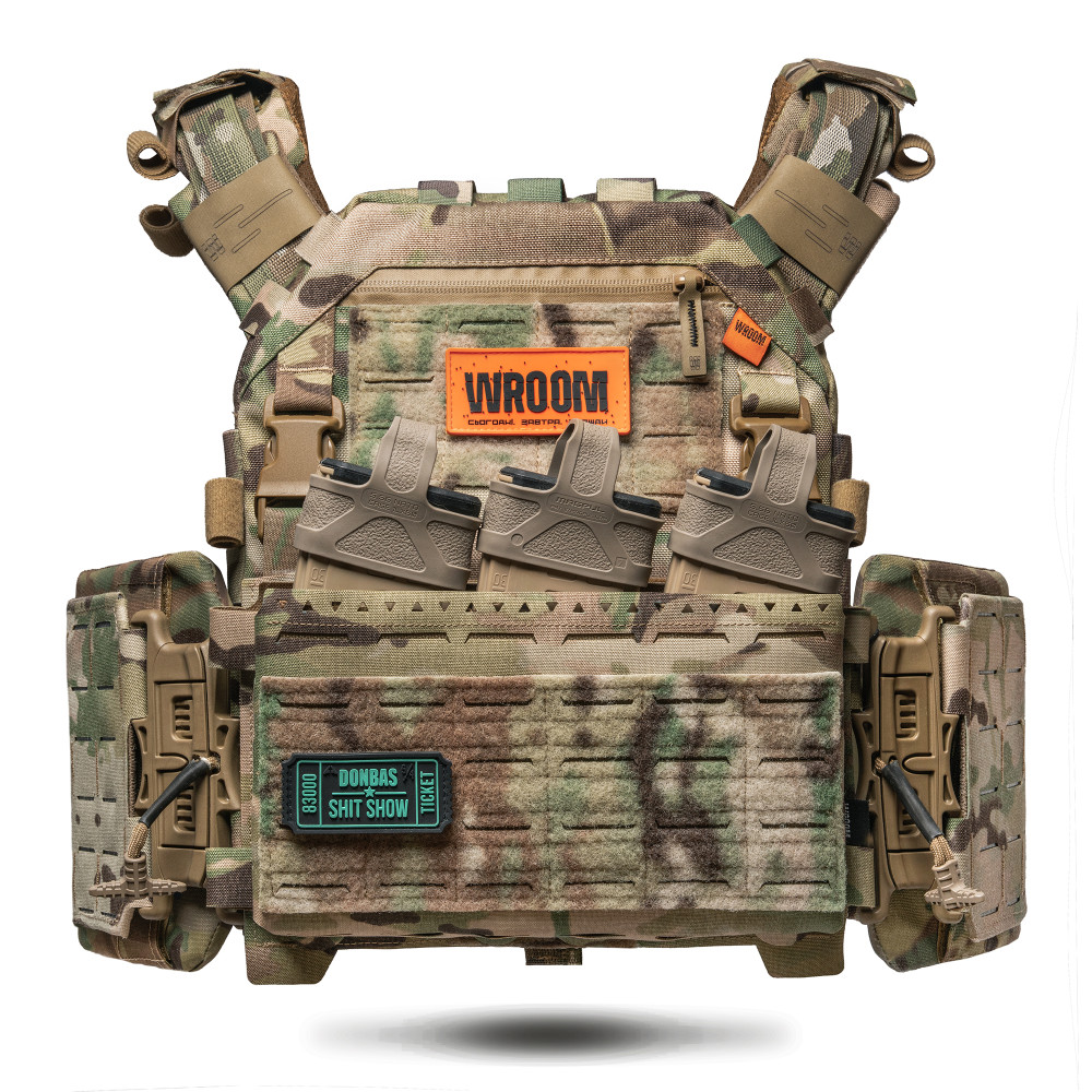 Бронежилет 6-го класу GHOST GEN5 V1 з платформою для АK/AR. Колір Мультикам/MultiCam USA