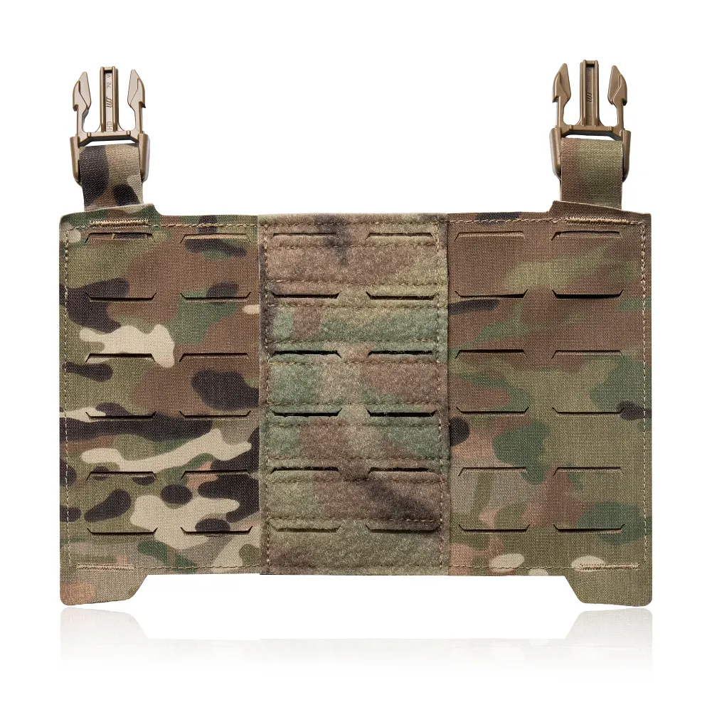 Ulepszony nosiciel płyt GHOST GEN5 z plackardem do AK/AR, z boczną ochroną balistyczną klasy 1. Kolor Multicam/MultiCam.