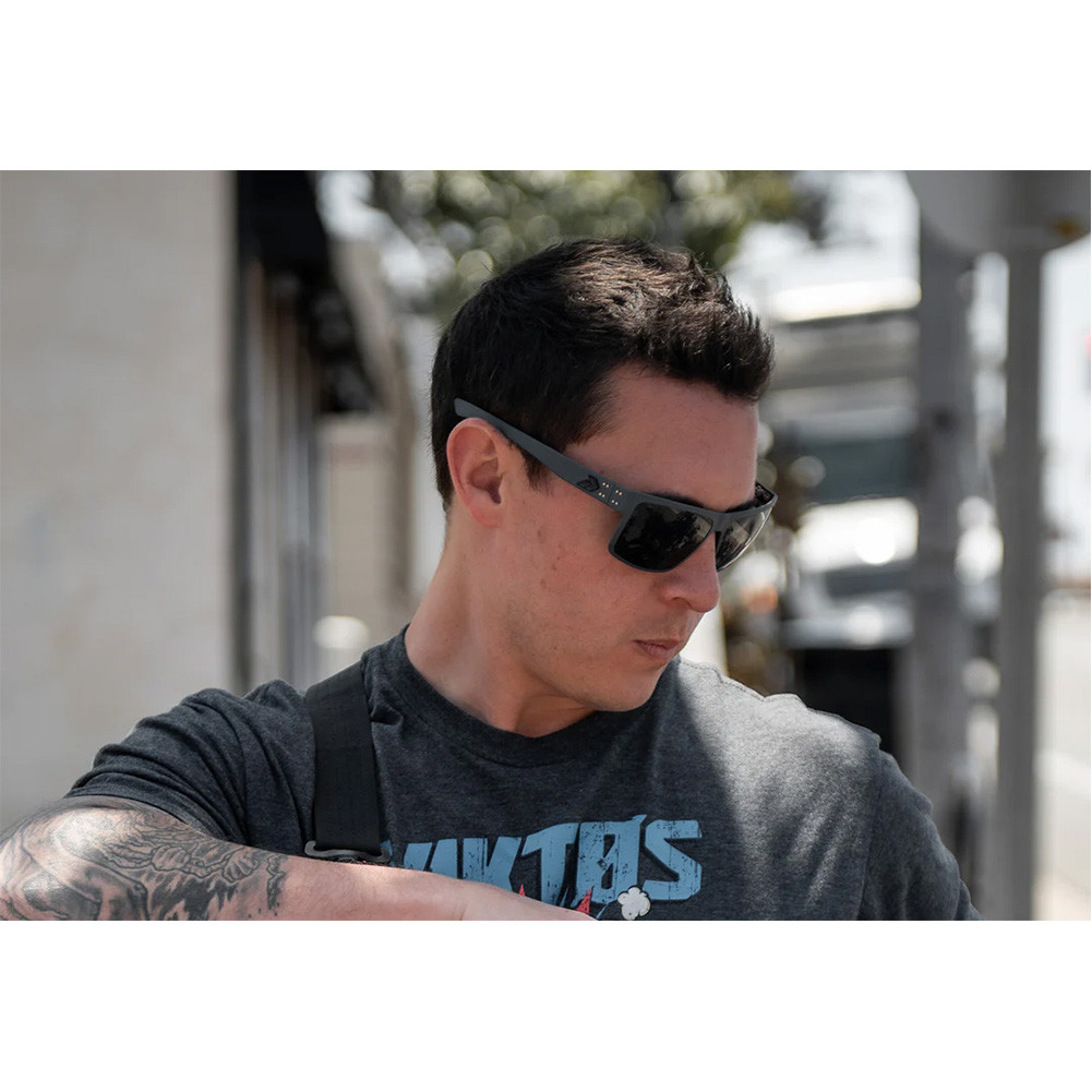 Gatorz Rig Protective Glasses — ANSI Z87+, Slate Cerakote, Smoke