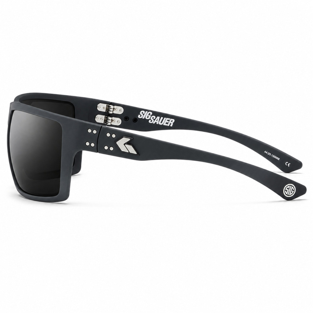Okulary Ochronne Gatorz SIG SAUER Marauder — ANSI Z87+, Edycja Limitowana, Dark Gray, Polarized Smoke